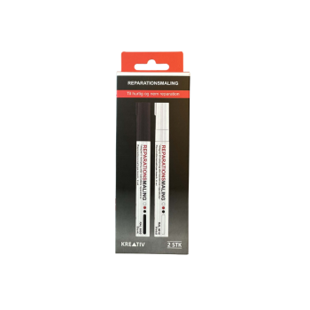 Reparationspen hvid og sort 2 stk