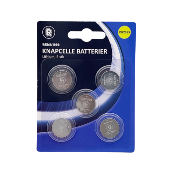 Knapcelle batteri CR2025