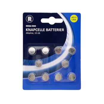 Knapcelle batteri AG13/LR44