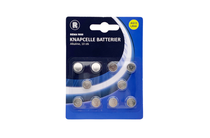 Knapcelle batteri AG13/LR44